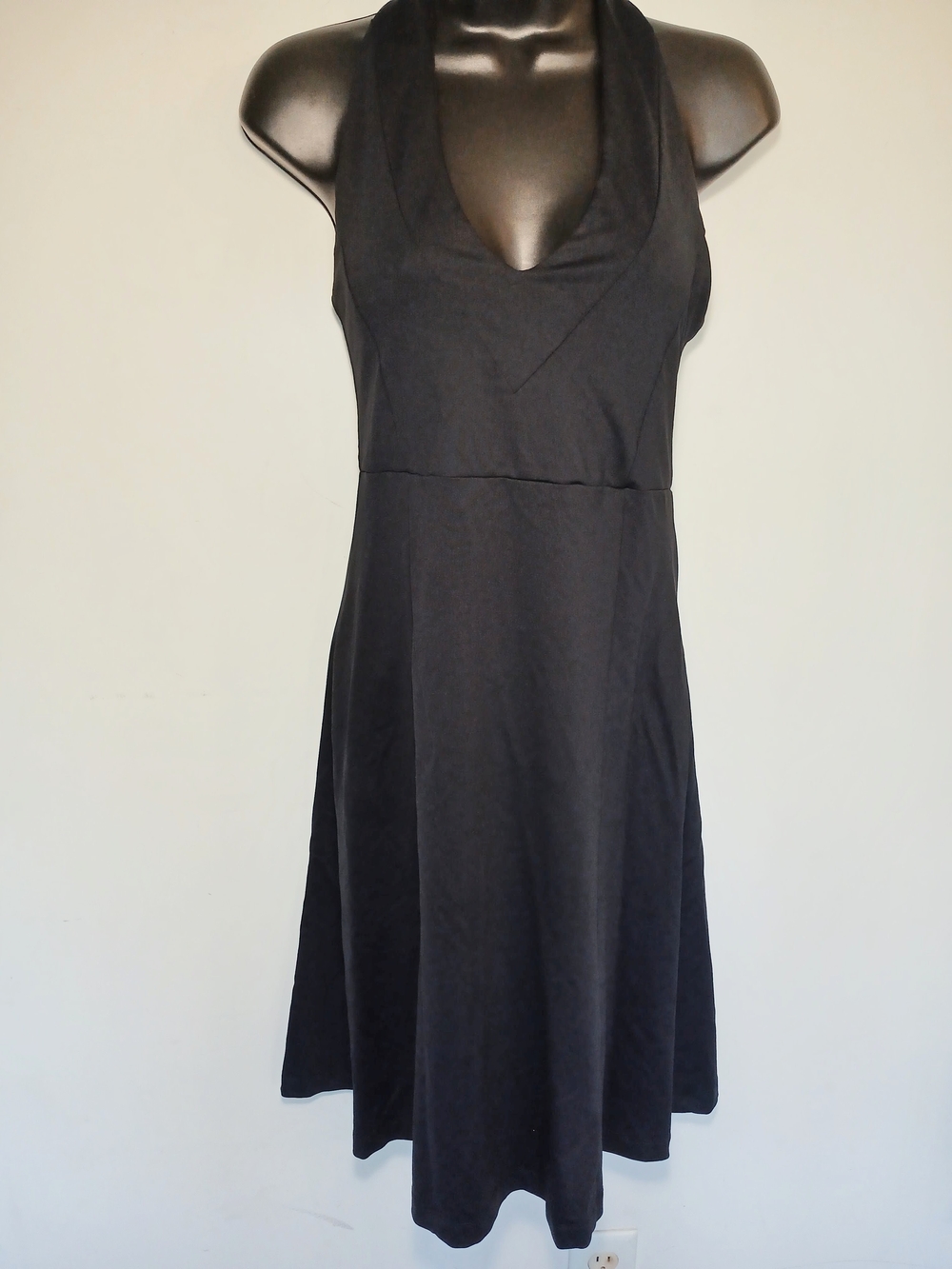 Patagonia Black Halter-Neck Midi Dress